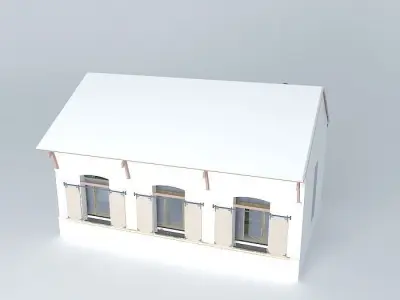 Construction of a loft Free 3D model