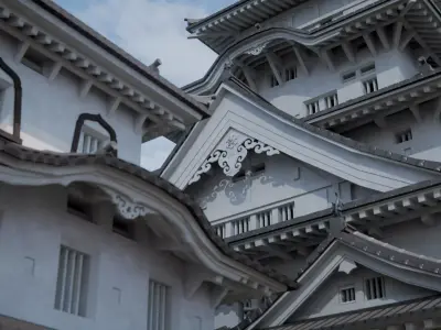 Himeji Castle 3D model