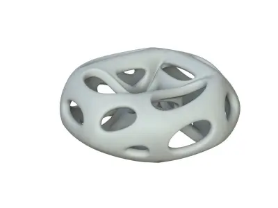 SciFi Cube Object No 66322 Low Poly Shape Low-poly 3D model