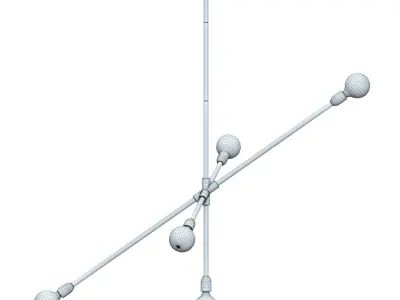 Crate and Barrel - Thalia Chandelier 3D model