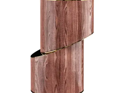 SIDE TABLE ABSOLUTE Low-poly 3D model