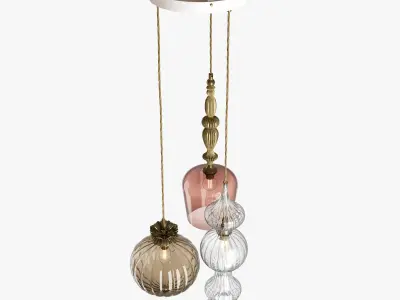 Rothschild Bickers Spindle Standing Flora clusters 3D model