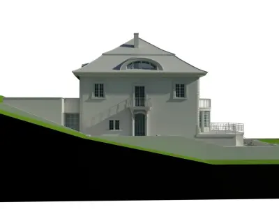 Hill mansion  3D model