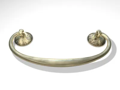 Furniture Handle 3d model Low-poly 3D model