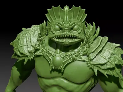 Merman Winky Fan art 3D print model