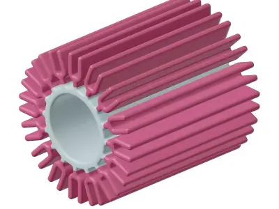 Thermal Heat Sink Toy 3D model