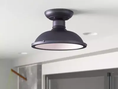 Harriet Outdoor Semi Flush Mount Free 3D model