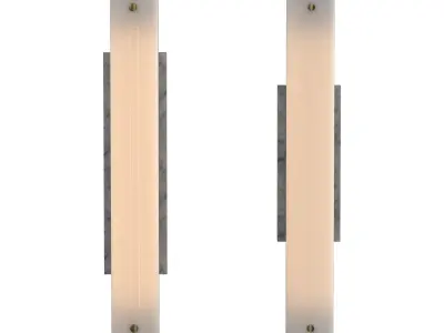 Counterweight Rectangle Sconce 3D model