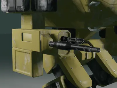 war gear 000 Low-poly 3D model