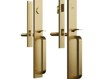 Door Handle set 01 by School House 3D model