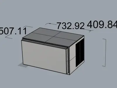 Window Air-Conditioner Free 3D model