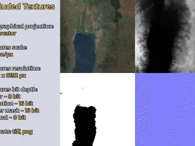 Bujumbura Burundi City Landscape 3D Model 3D model