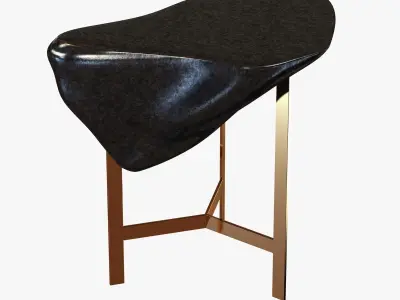 Basalt indoor coffee table by Driade 3D model