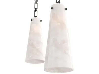 Alabaster Chandelier 3D model