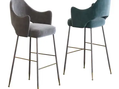 Rigby barstool 3D model