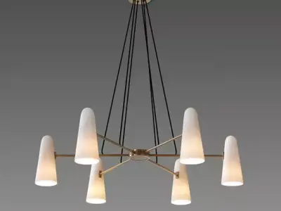 MONTFAUCON CHANDELIER  Jonathan Browning 3D model
