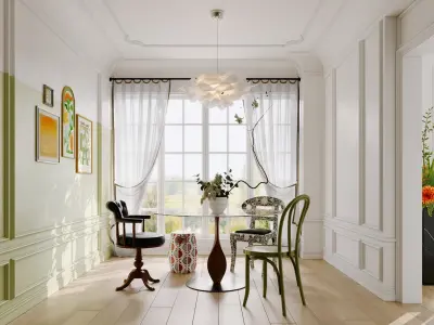 apartment interior scenes       3D model 7