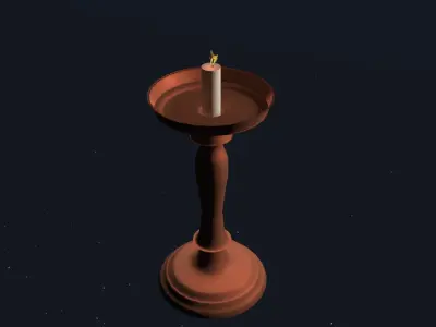 Samdan - Mug - Flame  Low-poly 3D model