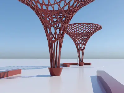 Parametric decoration stand 3D model