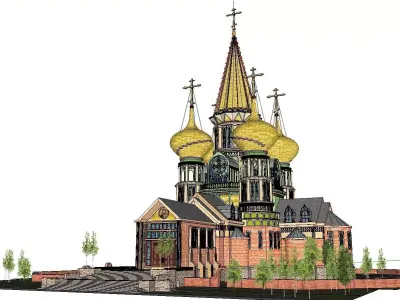 Architecture-Religion-God-Culture-Temple-065 3D model