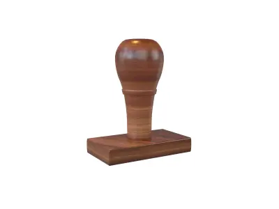 Rubber Stamp v1 005 Low-poly 3D model