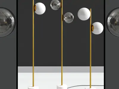 Stem Floor Lamps 3D model
