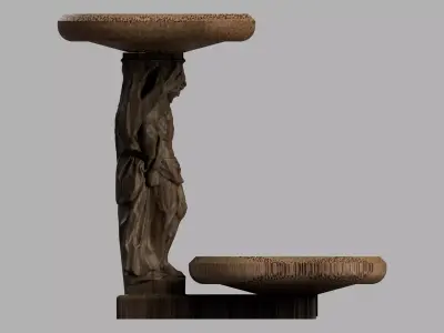 Greek Sculpture Dual Soap Dish 3D print model