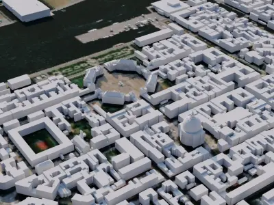 Copenhagen - Denmark 3D model