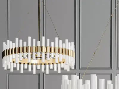 Arteriors Haskell Chandelier 3D model