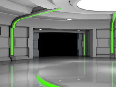 Sci Fi Room 3D model