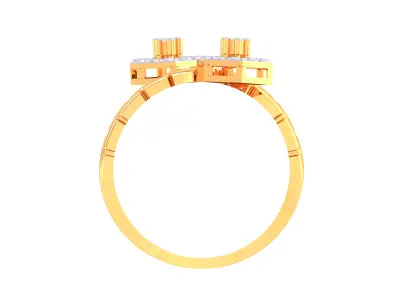 Women Ring  Render 3dm STL OBJ FBX Details 3D print model 137