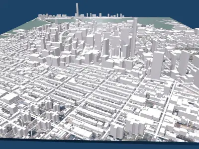 Brooklyn New York USA 3D model