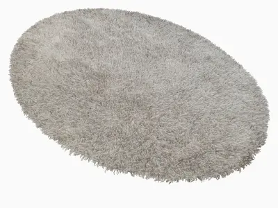 Carpet Grass H102-silver oval 3D model