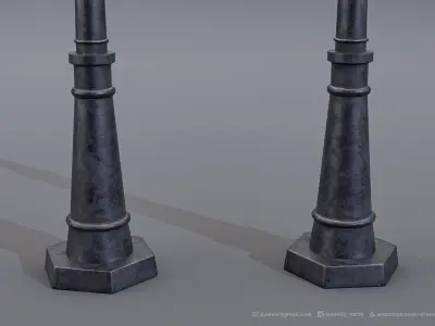 Classic LampPost - 3D model 3D model