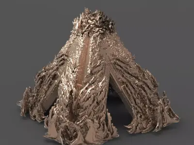 Hell pyramid Ghost sides 3D model