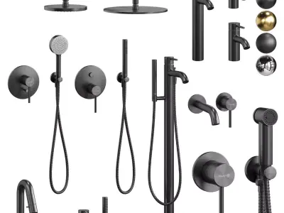 Kludi Bozz Mixer Set 3D model