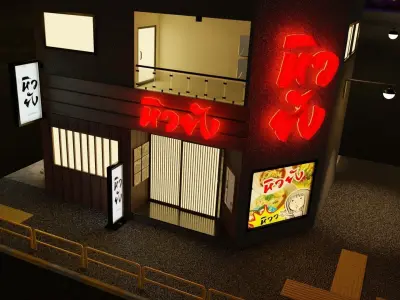 Hiw yang thai restaurant 3D model