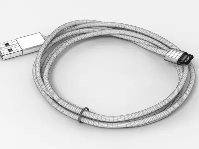 Apple Lightning Cable 3D model