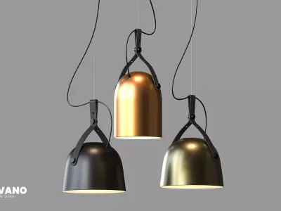 Pendant Baxter Hanging Lamp 3D model