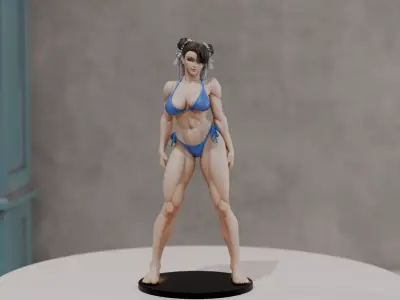 Chun-Li  Street Fighter 3D print model