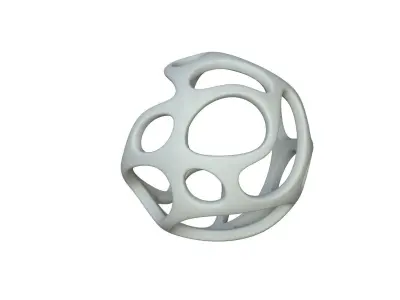 SciFi Cube Object No 21481 Low Poly Shape Texture