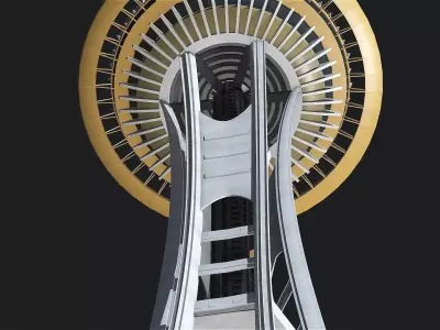 Space Needle 3D model