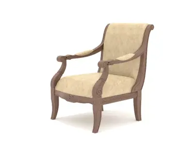 Noobist - Armchair - Bazrair Low-poly 3D model