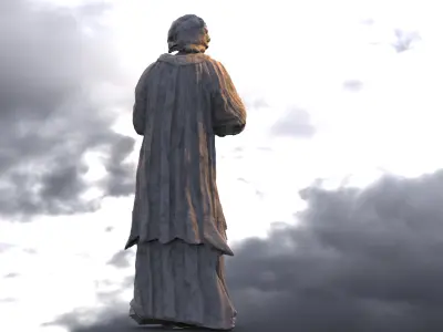 Renaissance Prayer statues 1  3D model