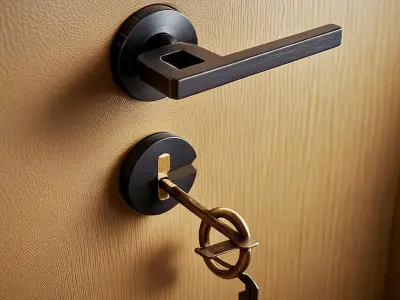 OPeN Door Handle A Fusion of Art and Functionality 3D model