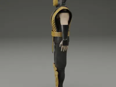 Mortal Kombat Scorpion 3D model