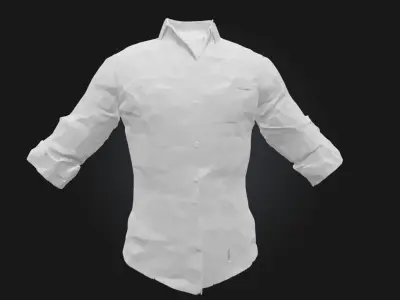 Floral Elegance Graceful Apparel Model for Fashion Free 3D model