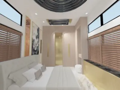 Luxury Bedroom  Low-poly 3D model
