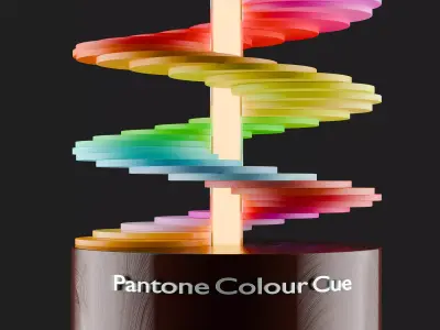 Abstract Table Light Free 3D model