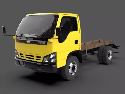 Chevrolet NPR Diesel Medium Duty Cargo Truck 3D model